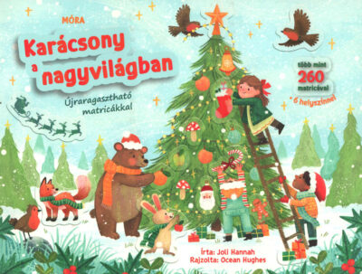 Karácsony a nagyvilágban - újraragasztható matricákkal